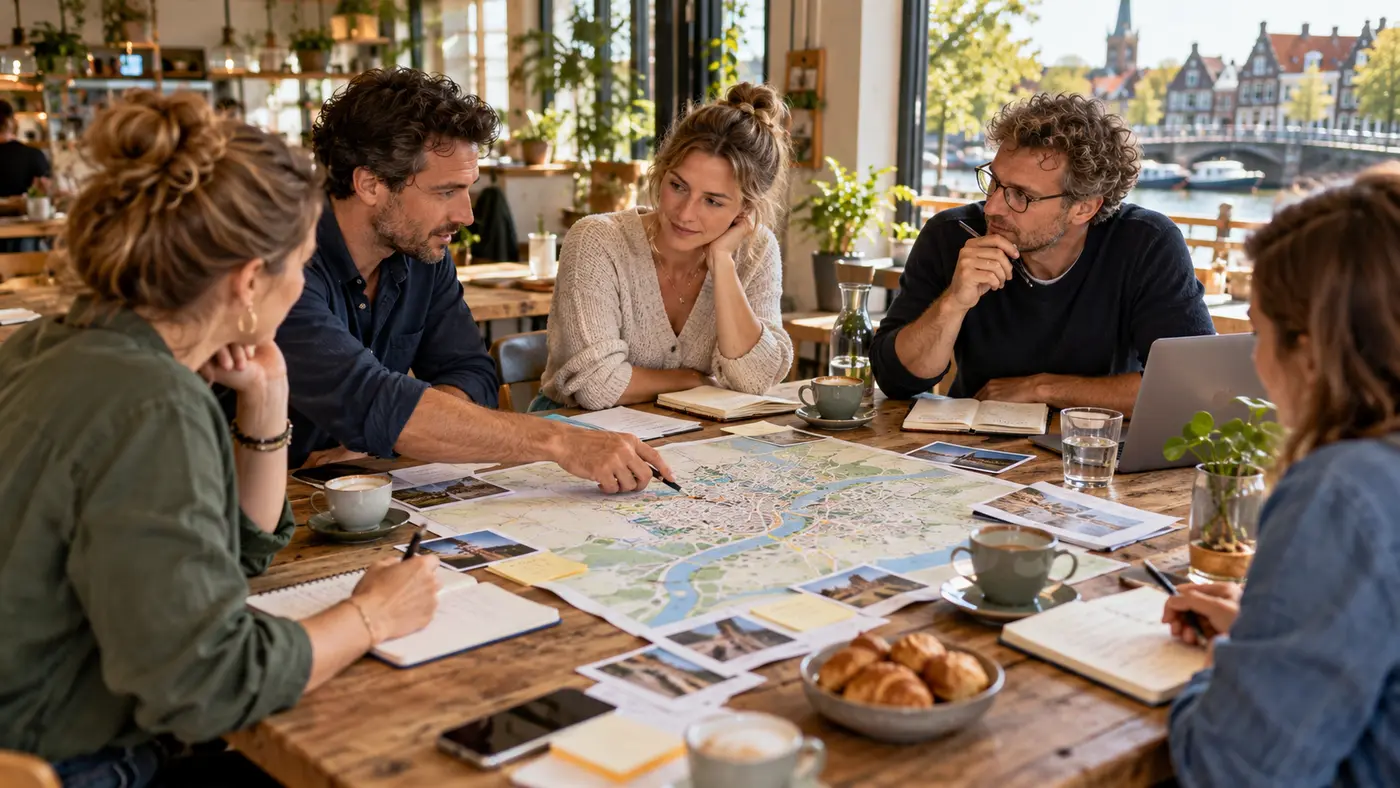 Lokale ondernemers werken samen aan plannen voor de regio
